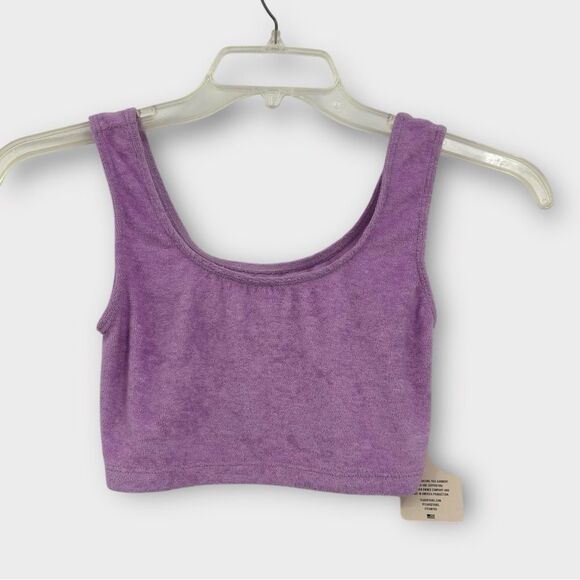 Year of Ours Terry Bralette in Violet Women’s Size XS NWT - Picture 1 of 6